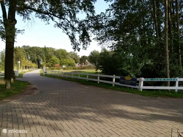 De bewegwijzering op het park is heel duidelijk